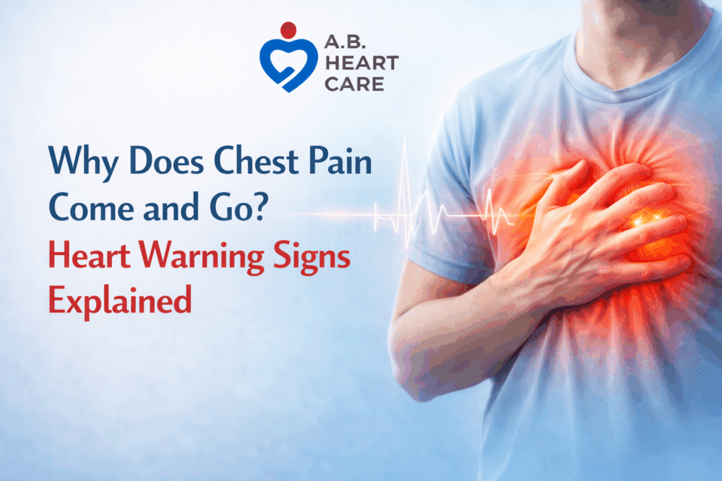 Chest pain that comes and go